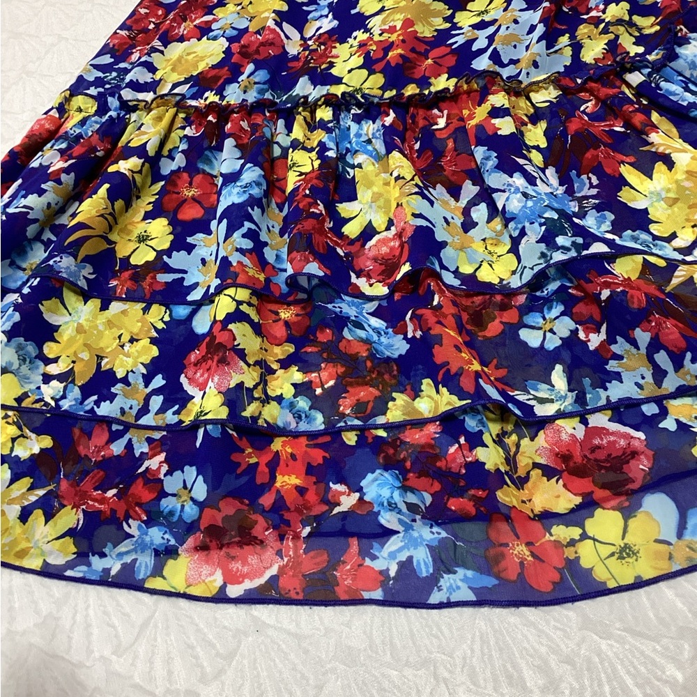 Lulu's Multicolor Floral Ruffle Dress - Picture 11 of 14